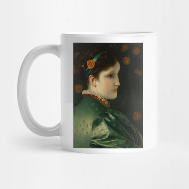 La Belle Jaune Giroflee by Frederick Sandys by Classic Art Stall